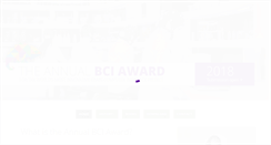 Desktop Screenshot of bci-award.com
